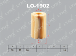 Фильтр масляный TOYOTA LAND CRUISER 200 4.5D 08- LO-1902