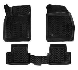 AIRLINE ACM-PS-20 Ковры для Chevrolet Cruze (09-), 4 шт., выс. борт, 3D с подпятником, ТЭП, черн.