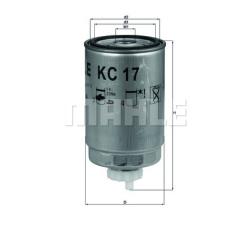 Фильтр топливный корпусной kc17d