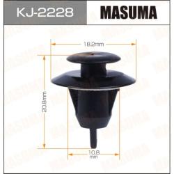 Клипса автомобильная (автокрепеж) TOYOTA LAND CRUISER PRADO/LEXUS GX470 03-09 KJ2228