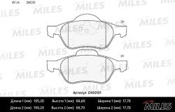 E400101 Колодки тормозные RENAULT MEGANE II/SCENIC II передние LowMetallic