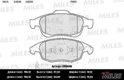 E100093 Колодки тормозные CITROEN BERLINGO 08-/C4 06-/PARTNER 08- передние SemiMetallic