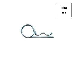 Шплинт пружинный 2.5 (2х50х10) DIN 11024 E оц. 500шт FORTLUFT sts032369