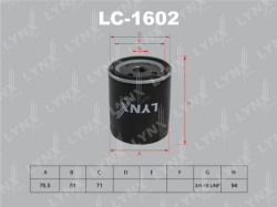 Фильтр масляный MAZDA 3/6 1.8/2.0 LC-1602