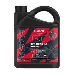 Масло моторное LAVR MOTO 4л GT OFF ROAD 4T LN7724