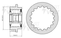 STARTVOLT SGP 1819 Шкив с обгонной муфтой генератора для автомобилей VAG Touareg (03-)/Transporter T5 (03-) 2.5TDi (тип Bosch)