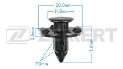 Клипса крепёжная Subaru (миним. кол-во заказа 10 шт) be-2338