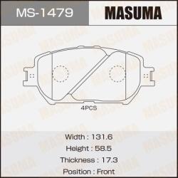 Колодки передние MS-1479