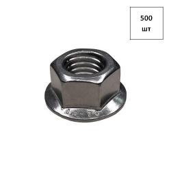 Гайка с фланцем М 3 нерж. DIN 6923-A2 500шт FORTLUFT sts030424