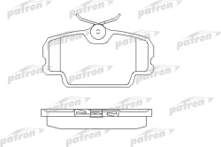 PBP320 Колодки тормозные дисковые