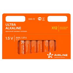 Батарейки LR03/AAA щелочные 12 шт. (мизинчиковые) (AAA-12)