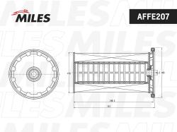 AFFE207 Фильтр топливный VAG 1.6D-2.0D 12-