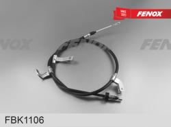 Трос ручного тормоза KIA RIO/HYUNDAI SOLARIS прав.бараб. FBK1106