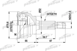 ШРУС PCV1024