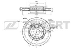 Диск торм. перед. RENAULT CLIO IV 13- SCENIC III IV 09- LAGUNA III IV 07- MEGANE III IV 12- bs-5975
