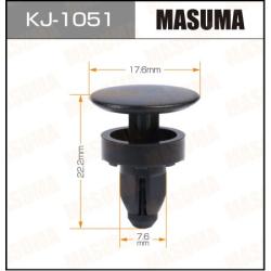 Клипса автомобильная (автокрепеж) MASUMA   1051-KJ  [уп.50] KJ1051