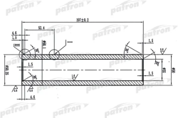 Вал торсиона PTB3011