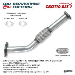 Труба приемная CBD110.023