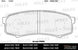 E110212 Колодки тормозные TOYOTA LC 80/90/120 90>/MITSUBISHI PAJERO 06> зад.SemiMetallic