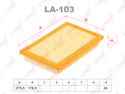 Фильтр воздушный MB M274 13- LA-103