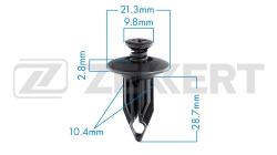 Клипса крепёжная Chrysler General Motors (миним. кол-во заказа 10 шт) be-2185