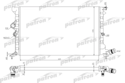 PRS3040 Радиатор системы охлаждения