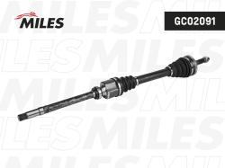 Привод в сборе PEUGEOT 206 1.4-1.6 98- прав. (ABS)> (GSP 245035 / MILES GC02089) gc02091