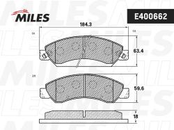 Колодки тормозные CADILLAC ESCALADE/CHEVROLET TAHOE 06- передние LowMetallic E400662