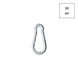 КАРАБИН 4х40 оц. НОРМАЛЬНЫЙ тип"С" DIN 5299 10шт FORTLUFT sts031294