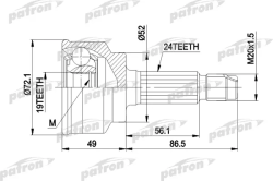 ШРУС PCV1171
