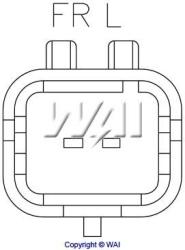 Transpo регулятор напряжения генератора Mitsubishi im498