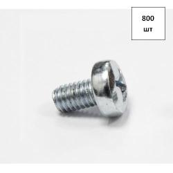 Винт M 2,5х6 полукр.гол. DIN 7985 A2 800шт FORTLUFT sts010956