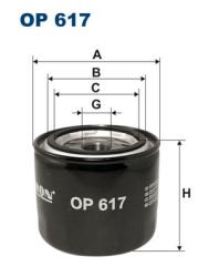 Фильтр масляный HYUNDAI/KIA/MAZDA/MITSUBISHI OP 617