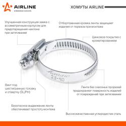 Хомут 80-100/9мм, червячный, усиленный, W1(оцинк), 1 шт. (AHCG012)