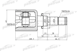ШРУС PCV1363