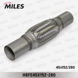 HBFE45X152-280 Труба гофрированная универсальная 45X280 (152-280)