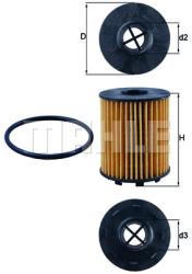 Фильтр масляный OPEL ASTRA H/CORSA D 1.3 CDTI/SUZUKI SWIFT OX371D