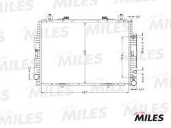 Радиатор MB W140 4.2/5.0/6.0 91-00 паяный acrb345