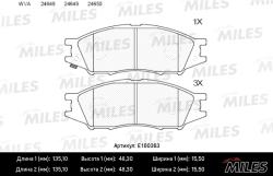 E100363 Колодки тормозные NISSAN ALMERA CLASSIC 06- передние SemiMetallic