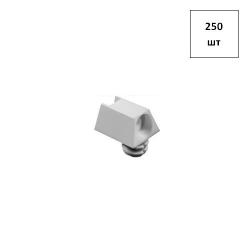 Стяжка KS с цапфой 10мм RAL9005 черный 250шт FORTLUFT sts022516