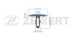 Клипса крепёжная Toyota (миним. кол-во заказа 10 шт) be-3805