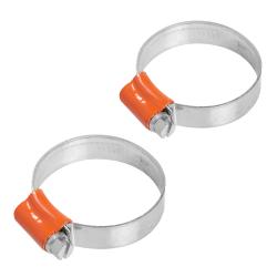 Хомуты 32-44/11,7мм, червячные PRO, усиленные, W1(оцинк.), комплект 2 шт. (AHC-SK-14)