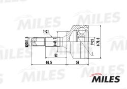 GA20368 ШРУС PEUGEOT 206 1.1-1.4 98- нар.