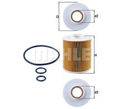 ECO Фильтр масляный ox163/4d