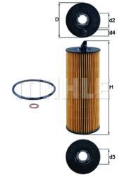 Фильтр масляный BMW E60/87/90/83 DIESEL OX361/4D