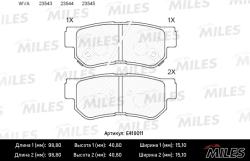 E410011 Колодки торм. HYUNDAI GETZ/SANTA FE/SONATA/TUCSON/KIA SPORTAGE зад. LowMetallic