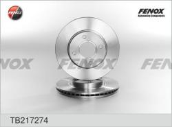 Диск тормозной FORD FOCUS 98>05/FUSION 1.4/1.6 01> передний вентилируемый TB217274