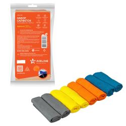 Набор салфеток "прямоугольники" из микрофибры (8 шт., 20*20 см)  (AB-V-04)