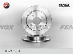 Диск тормозной FORD FOCUS 98-04/SCORPIO 93-98/SIERRA 82-93 задний TB215931