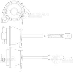 Актуатор турбокомпрессора для а/м Mazda CX-7 (07-) 2.3T (тип K0422-582) (LTC 2301)